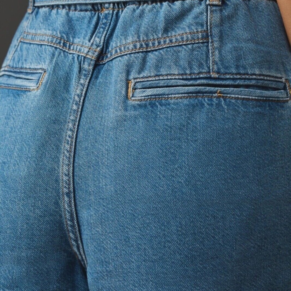 NWT Anthroplogie Pilcro Paperbag Denim Shorts XL - Picture 4 of 4